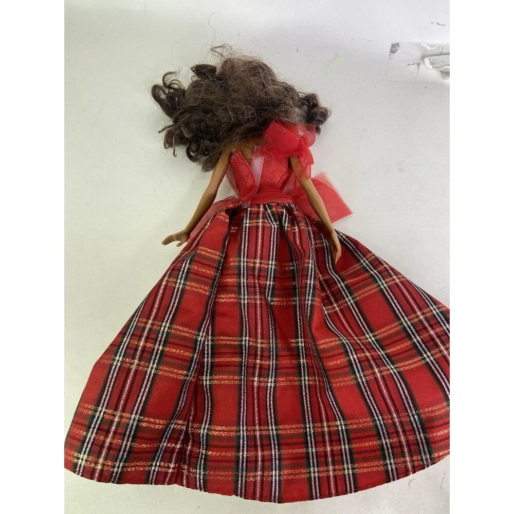 Mattel 2024 Holiday Barbie Hispanic Latina Doll with Dress HRM67 Incomplete